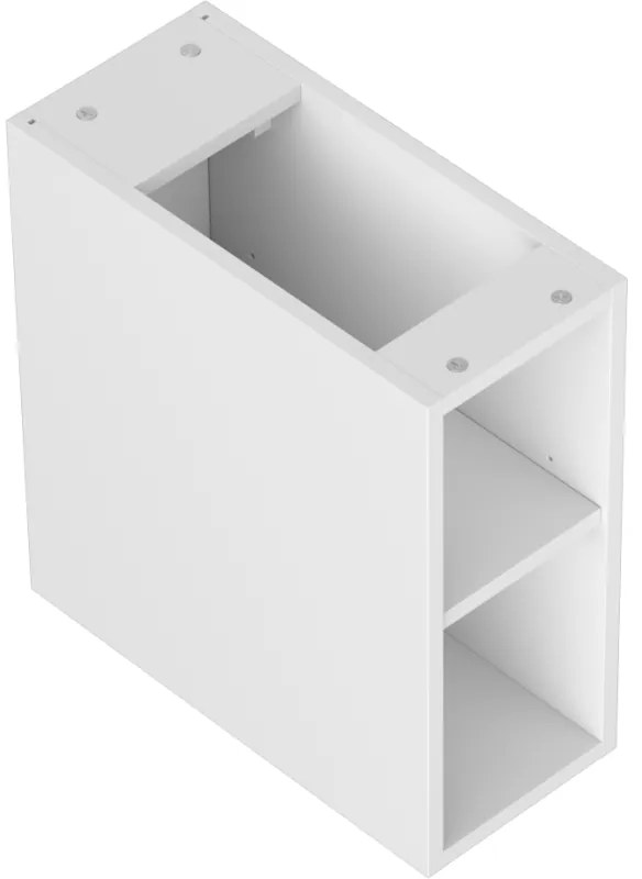 Mexen Box-A, otvorená skrinka s policou 20 cm, biela matná, 91AX2-0200-470-0-01