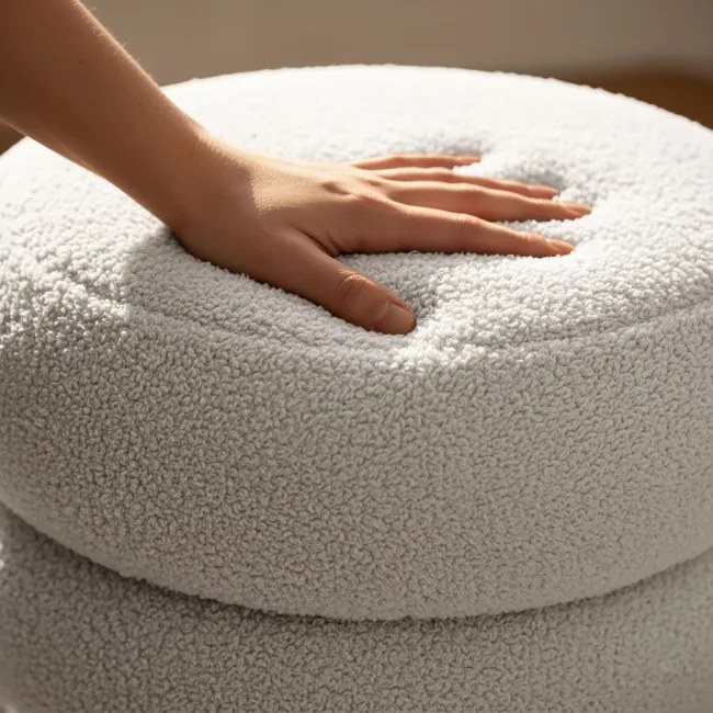 Taburetka SNUGGO MIST biela