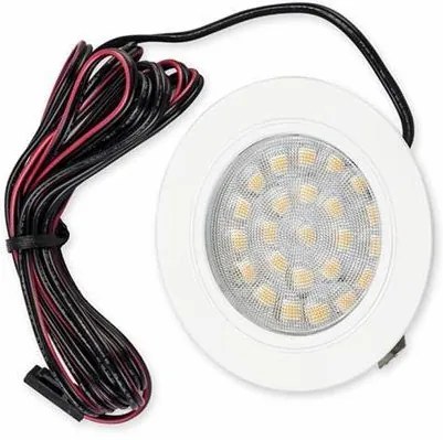 PLUX PROFI Podhľadové bodové svietidlo LED biele 1,8W studená biela