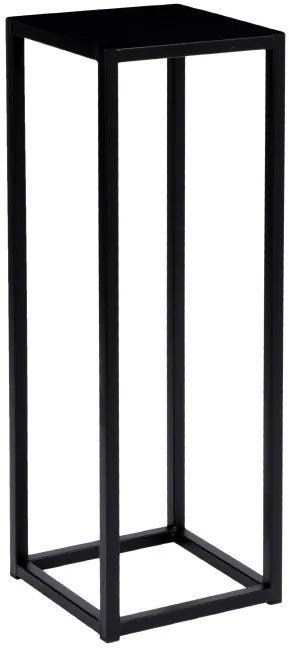 Stojan na kvety PIATTO Loft čierny 60 cm