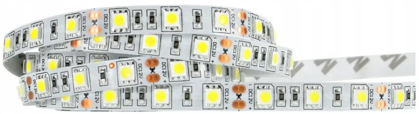 ECOLIGHT LED pásik - SMD 5050 - 50m - 14,4W/m - IP20 - studená biela