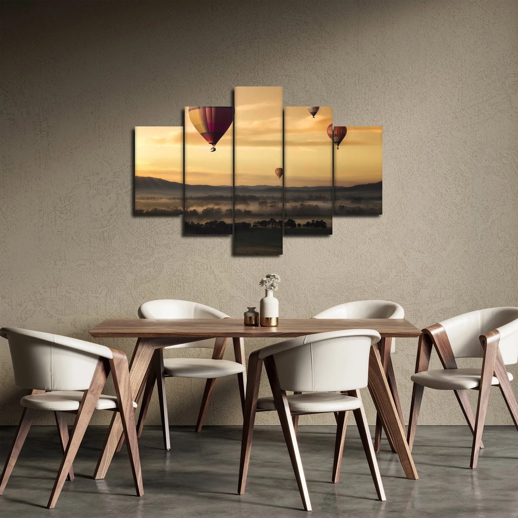 Obraz - lietajúce balóny (150x105 cm)