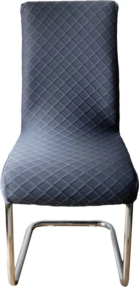 ARÔME HOME Poťah na stoličku, tmavo sivý