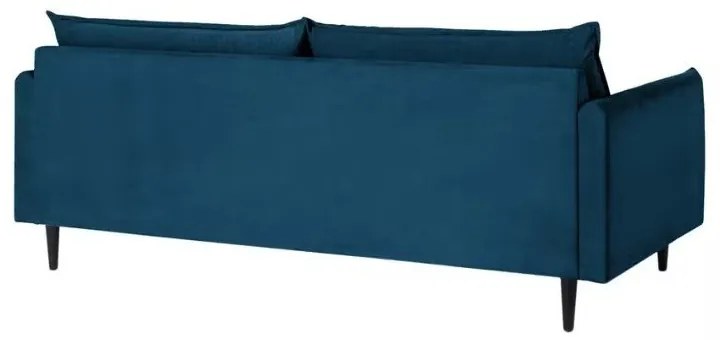 Tmavomodrá zamatová pohovka 203 cm Juli – Ropez