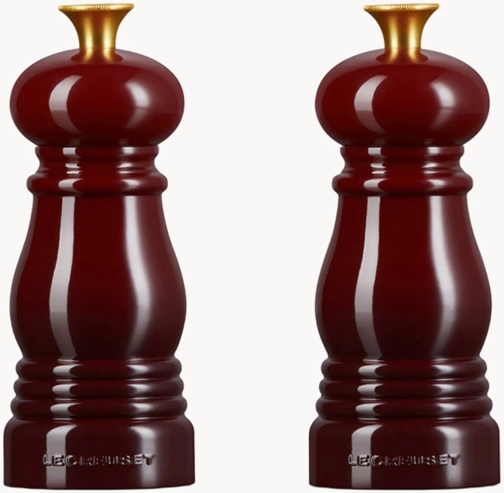 Mlynčeky na soľ a korenie's keramickým mechanizmom Creuset, 2 ks