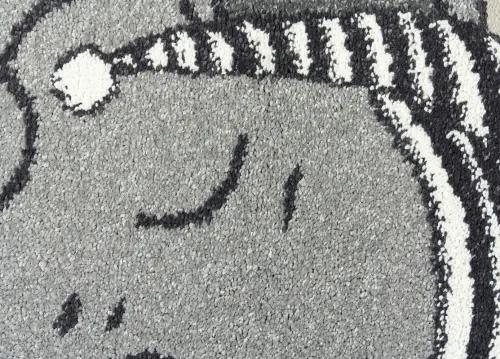 Koberce Breno Kusový koberec VEGAS KIDS kruh 04/ESE, sivá, viacfarebná,120 x 120 cm