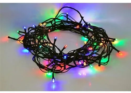 Solight Vianočná reťaz 200 LED farebná, 20 m