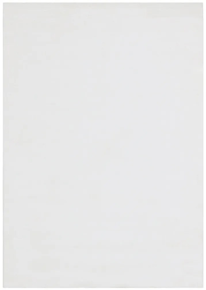 B-line, Kusový koberec COLOR UNI White, 160x230, biela, obývacia izba