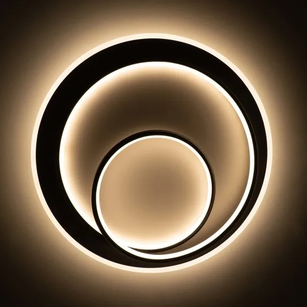 BRILAGI - stmievateľné LED stropné svietidlo FLARE LED/70W/230V, priemer 50 cm, biela/čierna + diaľkové ovládanie