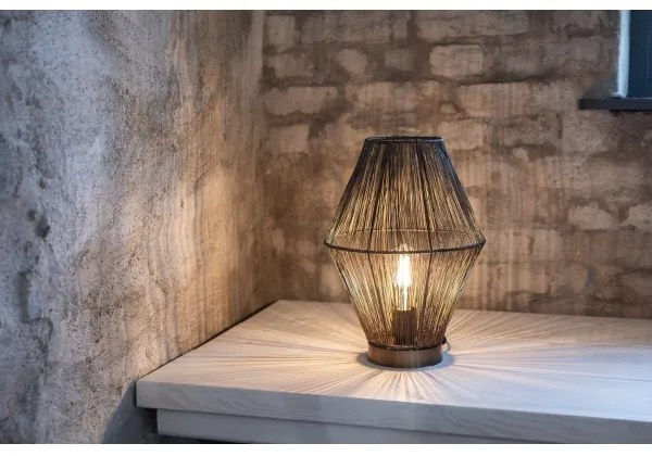 Markslöjd 108665 - Stolná lampa CASA 1xE27/40W/230V mosadz