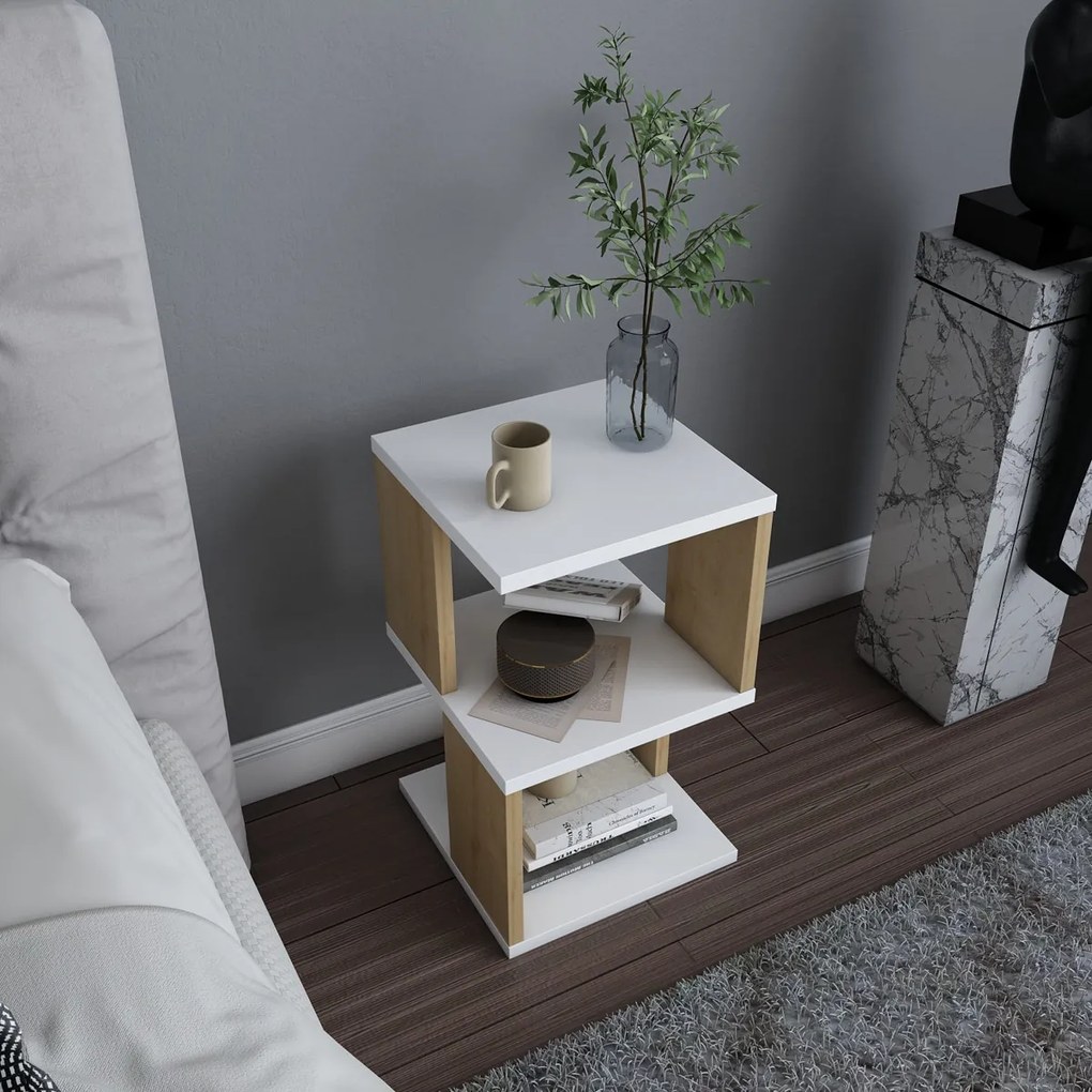 Nočný stolík Carter White Oak