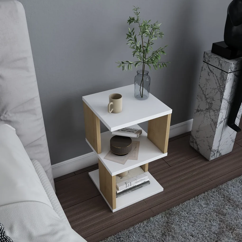 Nočný stolík Carter White Oak