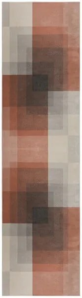 Sivo-ružový koberec Flair Rugs Plaza, 60 x 230 cm