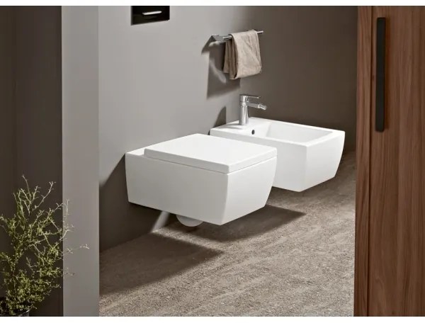 Villeroy & Boch 922169AN -Splachovacie tlačidlo VICONNECT matná čierna/matný chróm