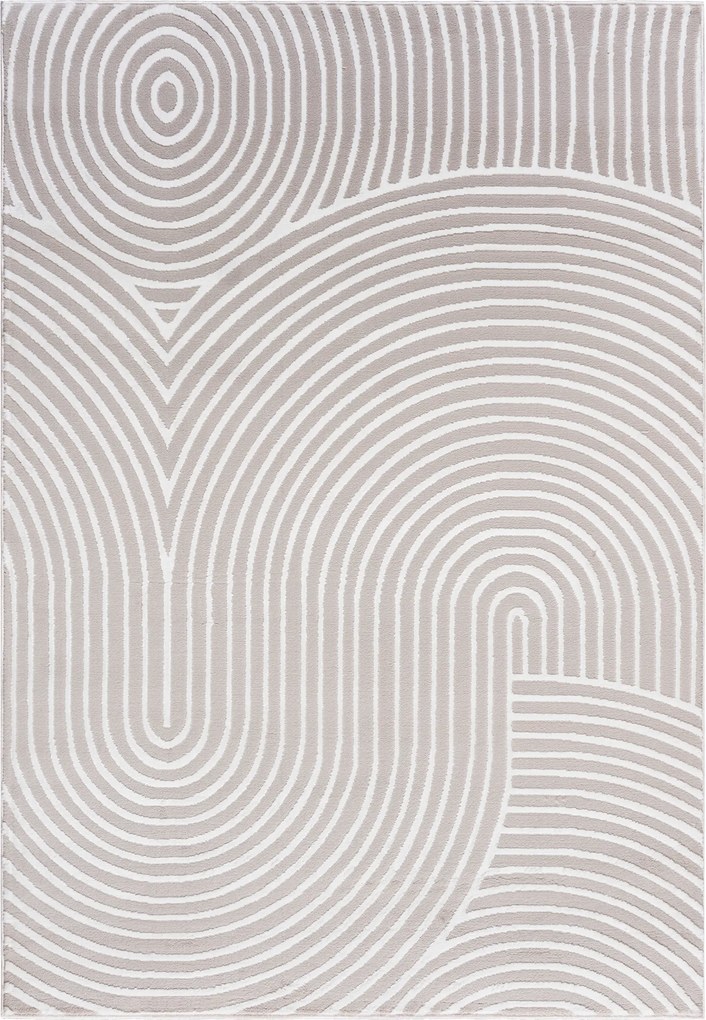TA Koberec NG83B CREAM/WHITE ELLEN Krémový Obdĺžnikový Rozmer: 160x230 cm