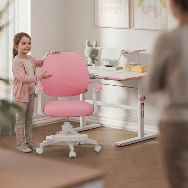 Detská otočná stolička Mark Adler Junior 3.1 Pink