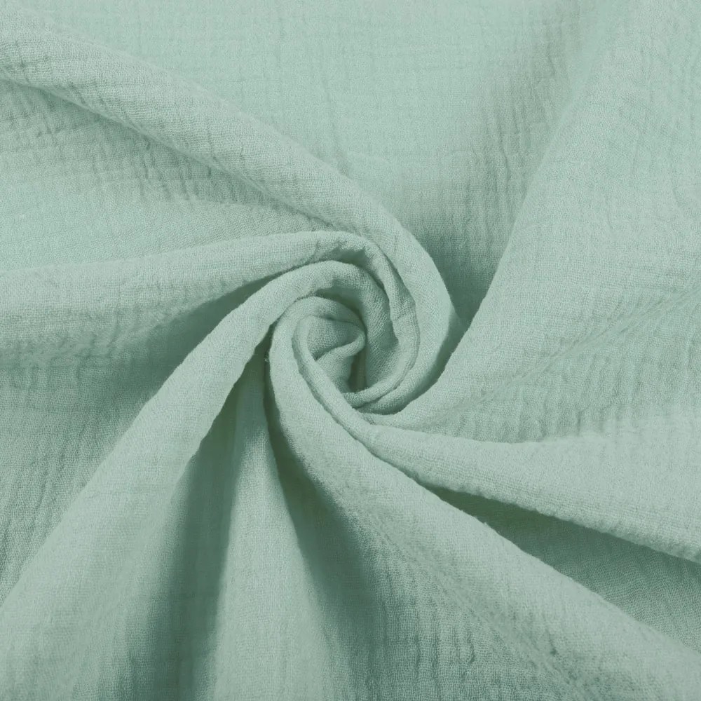 Biante Mušelínová plienka/dečka MSN-020 Pastelovo šalviová 100x100 cm