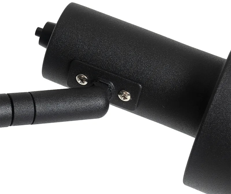 Moderná stojaca lampa čierna 2-svetlo - Stijn