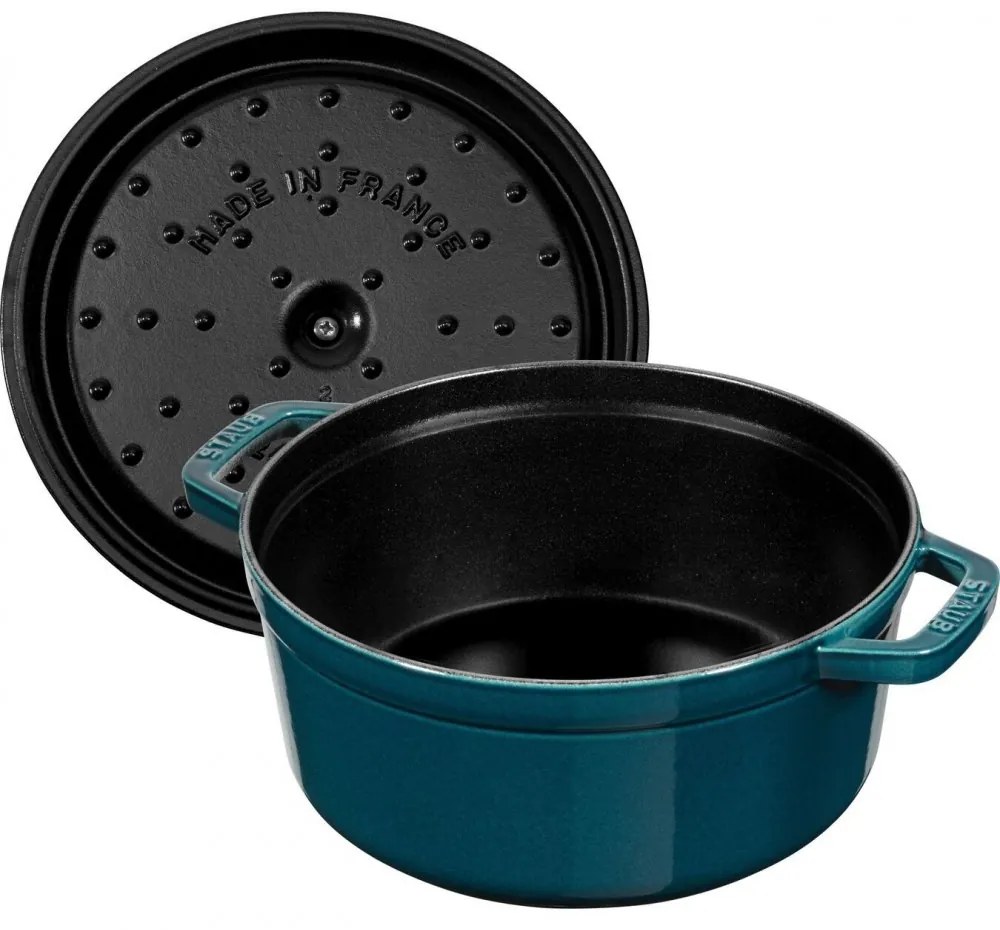 Staub Cocotte okrúhly hrniec 22 cm/2,6 l, morská modrá, 1102237