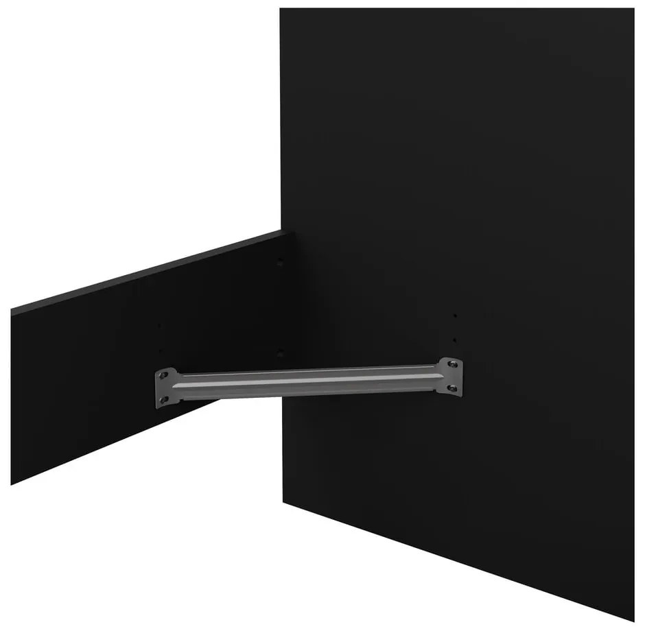 Čierna dvojlôžková posteľ 160x200 cm Naia – Tvilum