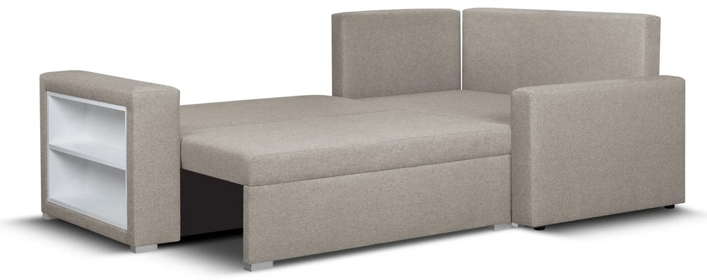 Rozkládací rohová sedací souprava MODO4 Růžová