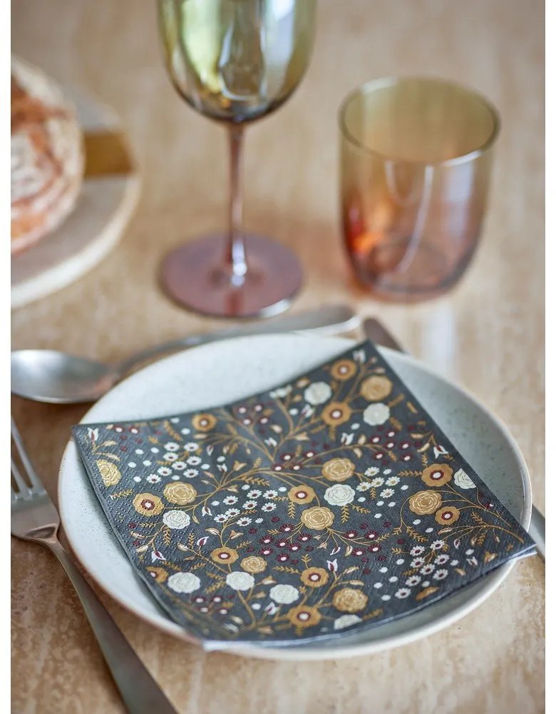 Papierové obrúsky v súprave 20 ks 33x33 cm Eydis – Bloomingville