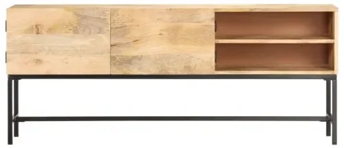 vidaXL Komoda 145x30x60 cm masívne mangovníkové drevo-