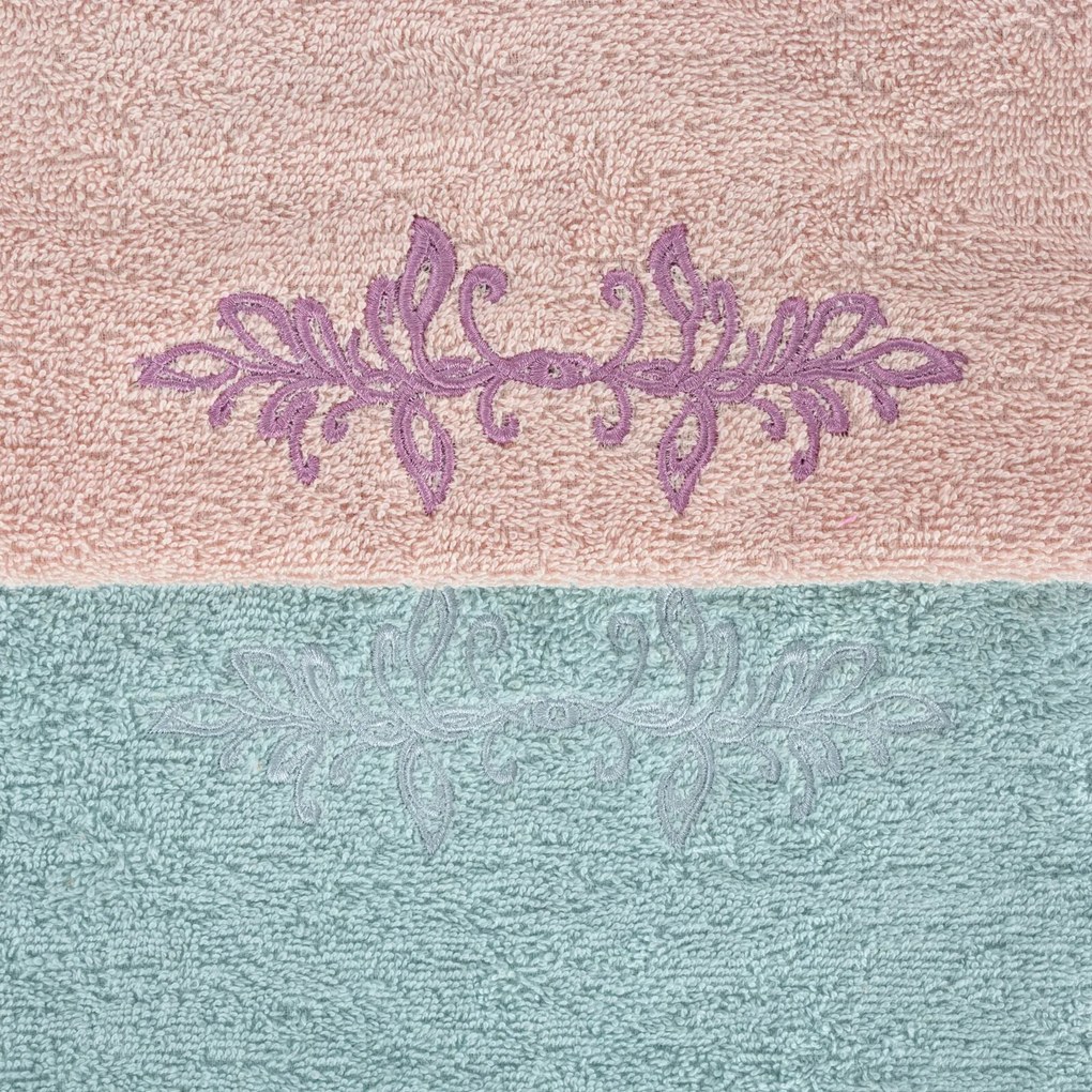 BAVLNENÝ UTERÁK KAMELIA SADA 2KS 30X50 CM, 2KS 50X90 CM, 2KS 70X140 CM VIACFAREBNÁ