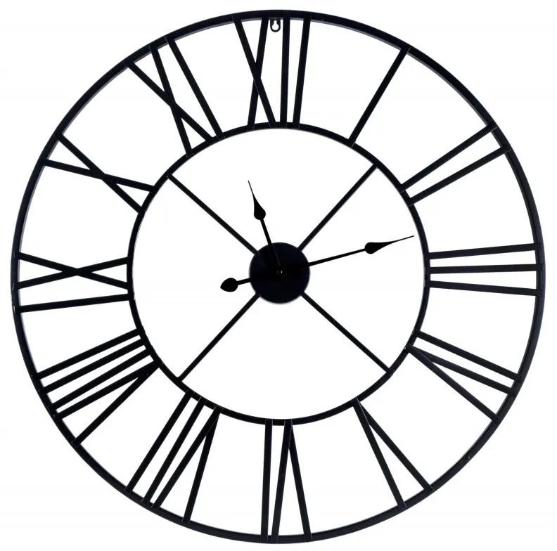 TZB Nástenné hodiny ITALY 80 cm čierne