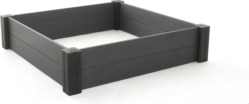 Curver Vyvýšený záhon – Vista Modular 121,5 x 121,5 x 27 cm, sivý