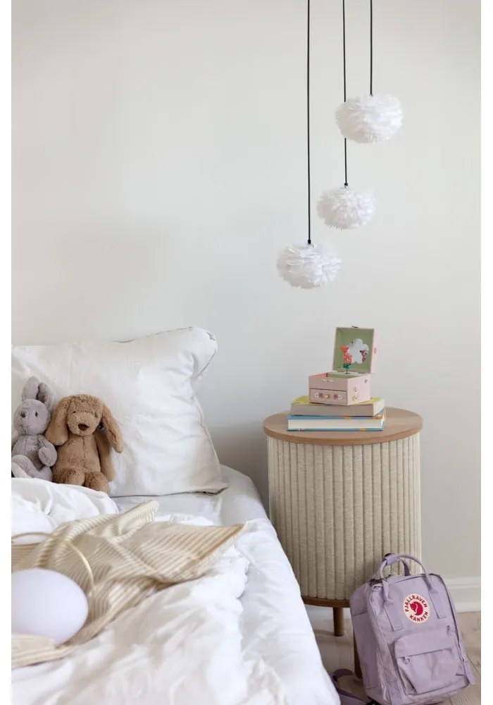 Okrúhly odkladací stolík z dubového dreva ø 38 cm Audacious – UMAGE