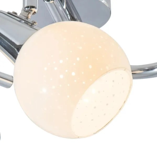 LED Bodové svietidlo DOXY 3xE14/4W/230V lesklý chróm