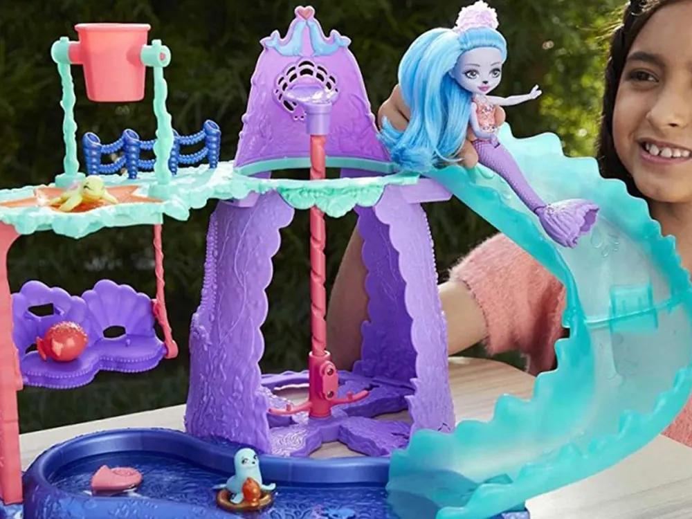 Súprava Enchantimals Water Park + bábika a doplnky ROYAL ENCHANTIMALS Ocean Kingdom