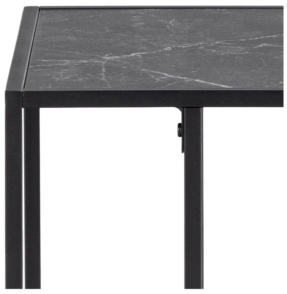 Odkladací stolík s doskou v dekore mramoru 43x35 cm Infinity – Actona