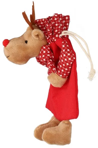 Vrecúško PUNA červené so sobom 980507