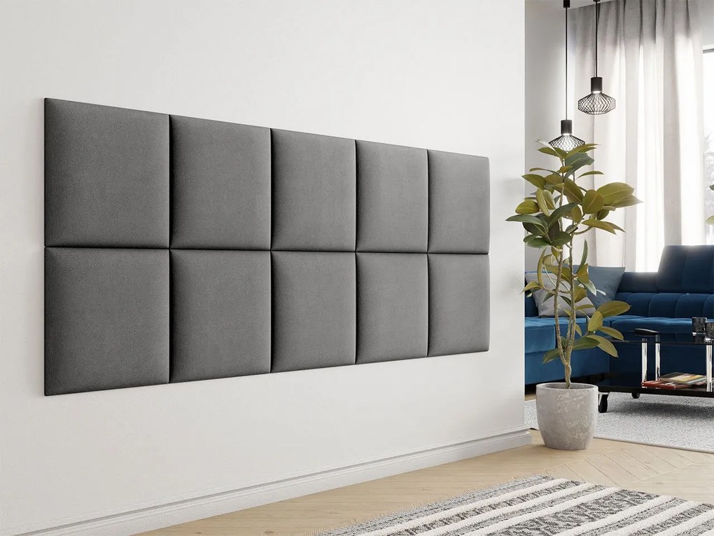 Čalúnený stenový panel Pag 42x42, Farba čalúnenia:: ekokoža Soft 017 (biela)