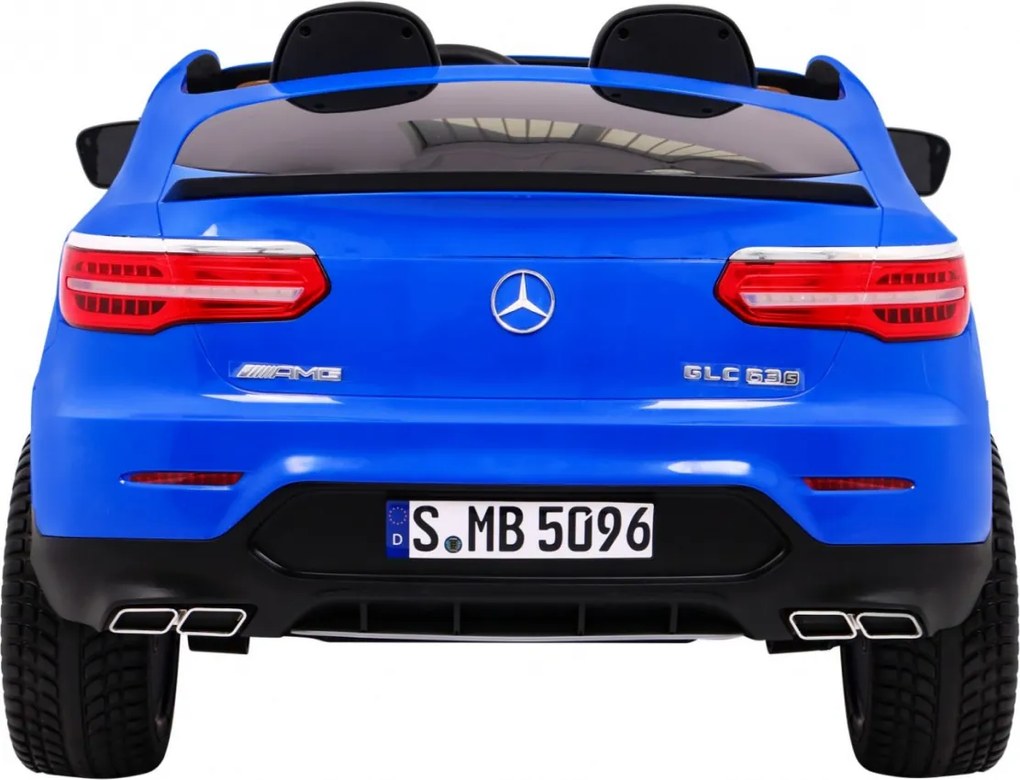Ramiz Mercedes GLC 63S pre deti - Modré SUV + pohon 4x4