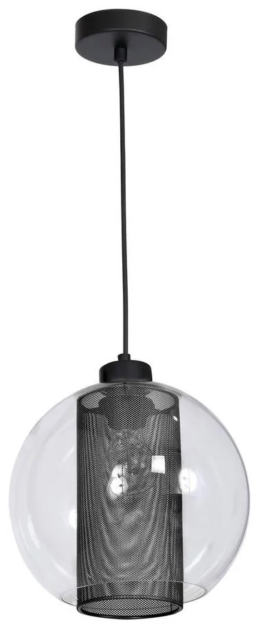 Luminex Luster FUNA 1xE27/60W/230V čierna LU8256