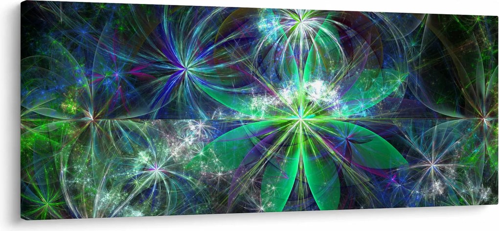 Obraz - Abstraktné geometrické tvary (120x50 cm)