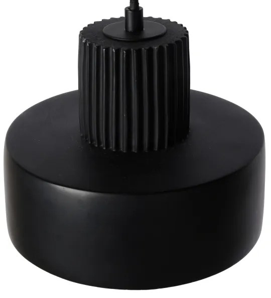 Lucide 20419/20/30 - Luster na lanku OPHELIA 1xE27/40W/230V pr. 20 cm čierna