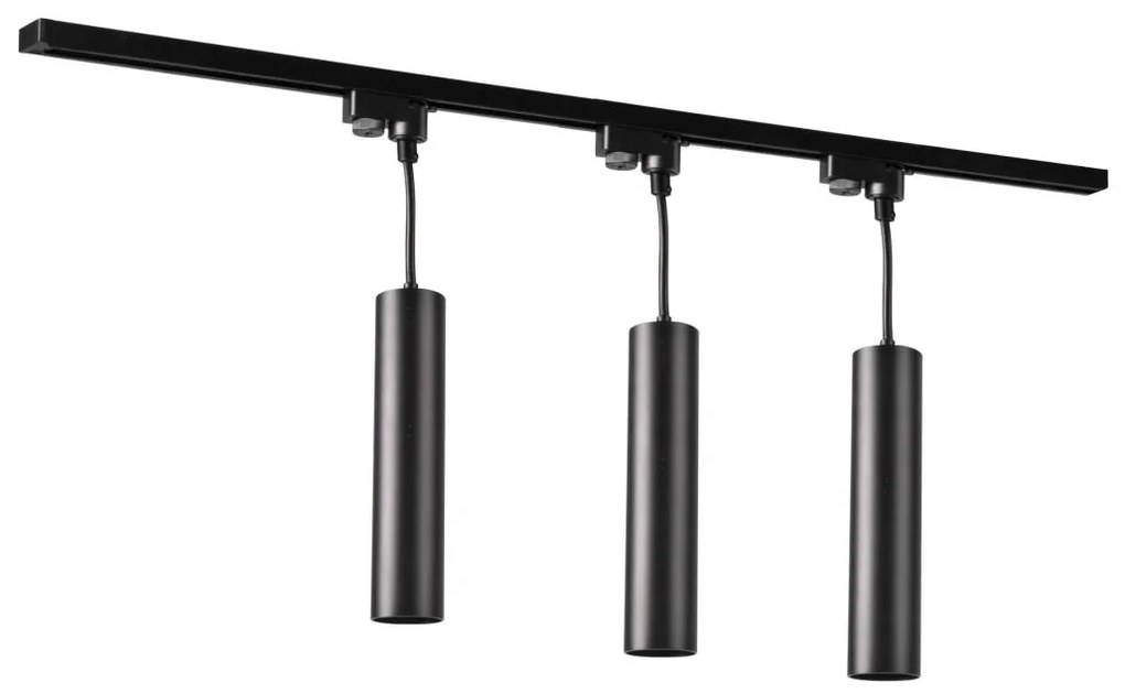 Luster na lanku do lištového systému MARIBEL 3xGU10/10W/230V + 1 m lištový systém
