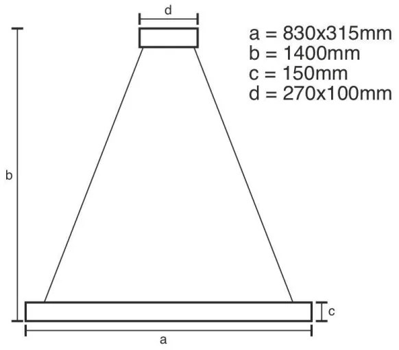 LED Stmievateľný krištáľový luster na lanku LED/45W/230V + diaľkové ovládanie