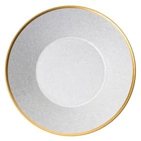 Jedálna súprava 16 ks, sivá/zlatá, porcelán