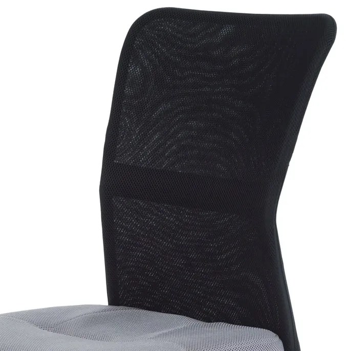 Autronic BONTEC Detská stolička, výškovo nastaviteľná, šedá sieťovina, KA-2325 GREY Farba: Šedá