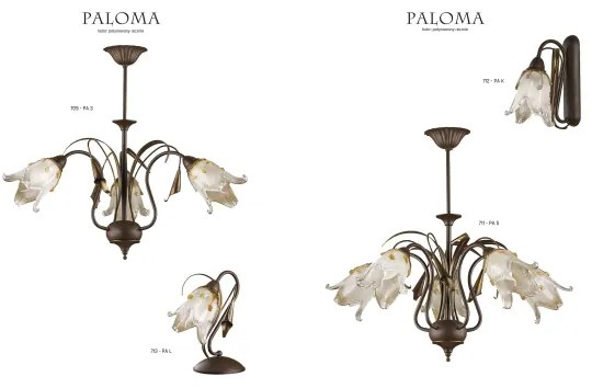 Jupiter 712 - PA K - Nástenné svietidlo PALOMA 1xE14/40W/230V