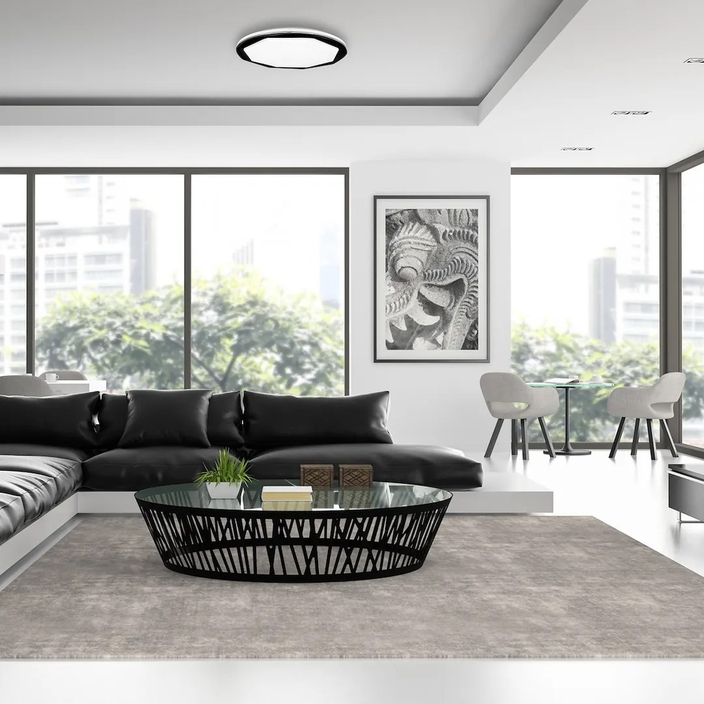 EUlight Stropné LED svietidlo Optima, 1x LED 52w, 3000-6000k, b, s ovládačom