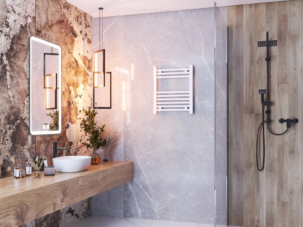 Gamma Erga Proper, vykurovacie teleso 600x500 mm, 302W, biela, ERG-LAV-PROP-6050-WH