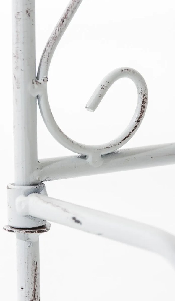 Mriežka na ruže Burg - 122 x 35 cm - Biela antik