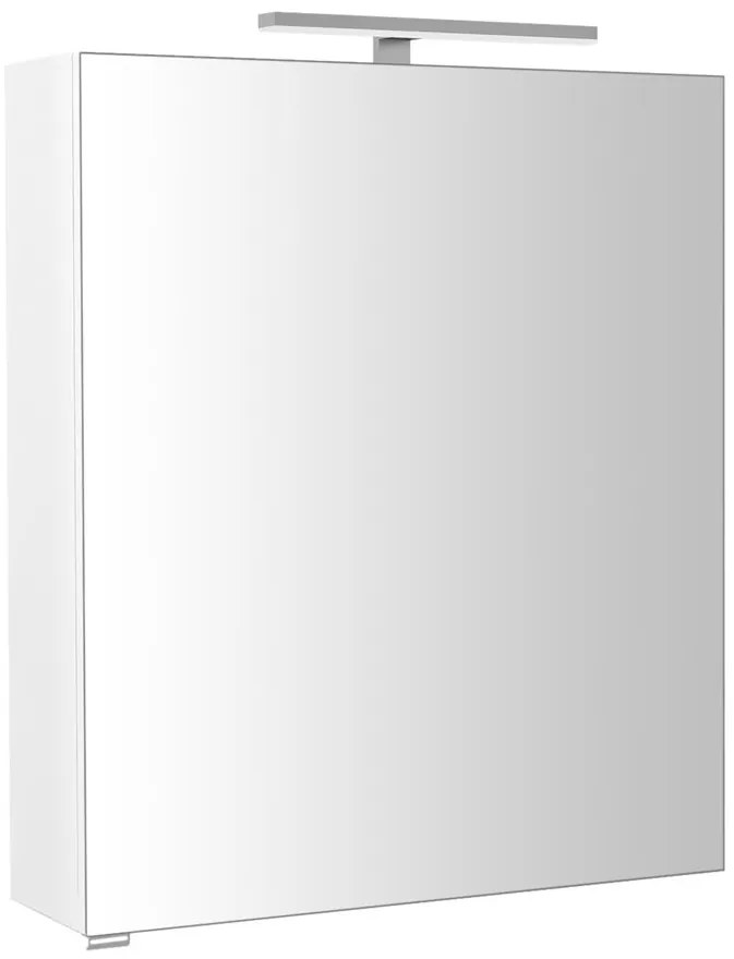 Sapho Sapho, RIWA galérka s LED osvetlením, 60x70x17cm, biela lesk, RIW060-0030