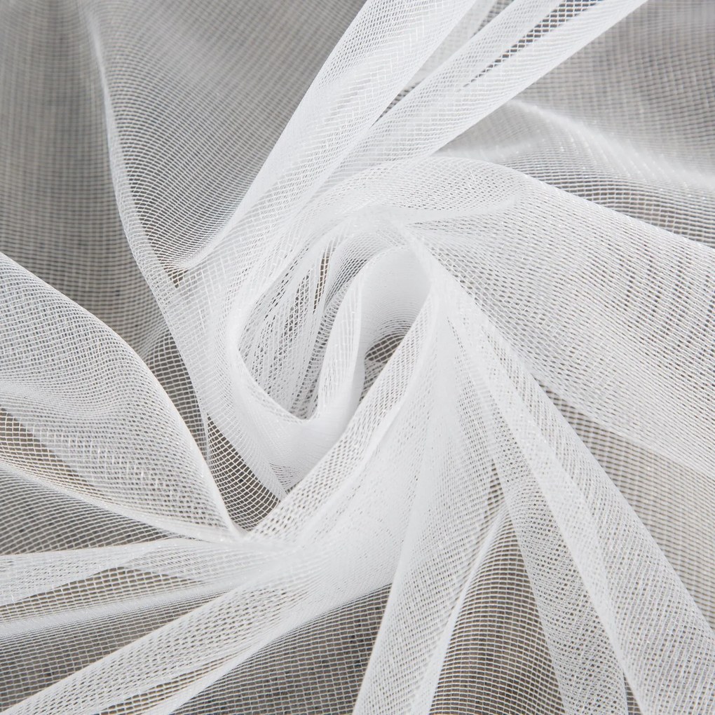 ZÁCLONA NA KRÚŽKOCH CASSIE 300X150 CM BIELA